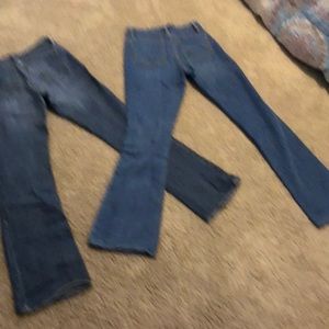 Old navy size 6 long jeans 2 pairs